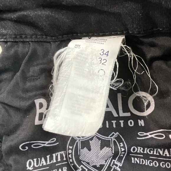 Buffalo David Bitton Max Skinny Jeans We Are Denim Black Stretch Men’s 34x32 - Picture 13 of 14